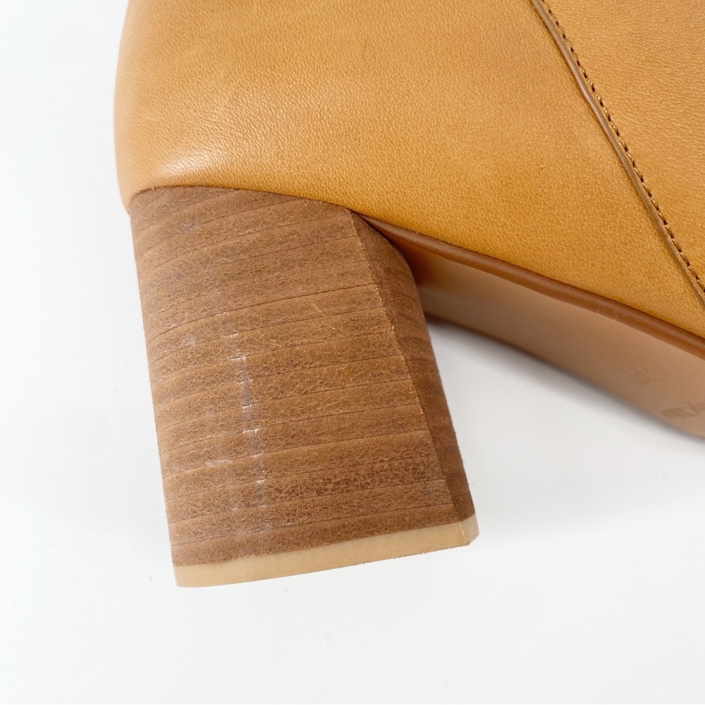 See by Chloe Louise Medium Calfskin Leather Tan Ankle Boots 39.5 / 9 - Picture 11 of 13
